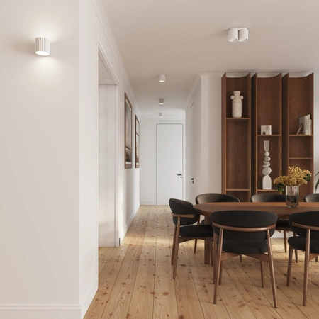 Lampa Ścienna Kinkiet G9 Aluminiowa Biała Aura Deep Space SL.1781 Sollux