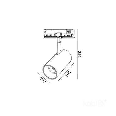 Reflektor Szynowy LED 35W 3150lm CCT 36° Czarny CRI90 Nextrack Core Kobi