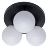 Lampa Sufitowa SFERA Czarna Chrom 3xE14 Milagro