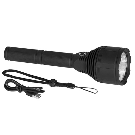 Latarka LED Taktyczna Akumulatorowa Wojskowa Ręczna USB XHP9090 3000lm long Pro VA0043 Vayox