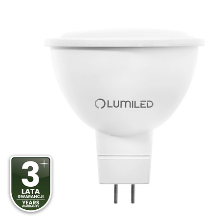 10x Żarówka LED GU5.3 Reflektor MR16 8W = 80W 720lm 6500K Zimna 120° 12V LUMILED