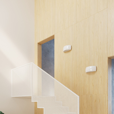 Lampa Ścienna Kinkiet G9 Półokrągła Biała Nowoczesna Pontius Sollux