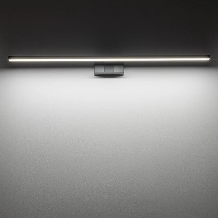 Kinkiet Ścienny Lampa Natynkowa LED 15W 1100lm 4000K Neutralna Czarna Wodoodporna Łazienkowa IP44 Nowoczesna CEZANNE LED L 10678 Nowodvorski