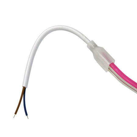 Złączka 1-stronna do taśm LED NEON z przewodem 2PIN 12MM