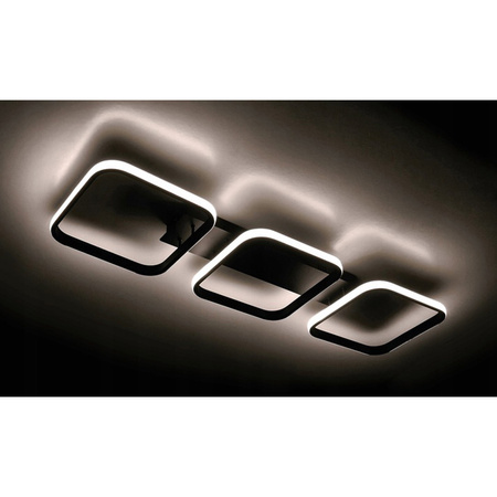 Lampa Sufitowa Żyrandol LED 33W NEBULA CANIS Czarny