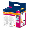 2x Żarówka LED P45 Kulka E14 6.5W = 60W 806lm 6500K Zimna 150° VALUE CLASSIC Osram