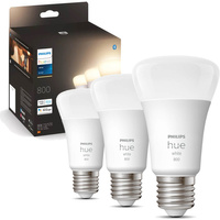 3PAK Żarówka LED E27 A60 9W 2700K Ciepła PHILIPS HUE White Bluetooth Zigbee