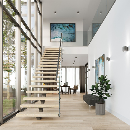 Lampa Ścienna Kinkiet Góra Dół G9 Cylindryczna Antracyt Nowoczesna Orbis Sollux