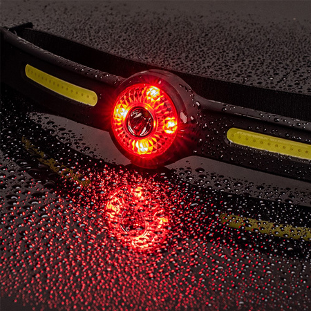 Latarka Czołowa Akumulatorowa LED COB + XPG 550lm USB-C 6 Trybów Pracy VA0154 Vayox