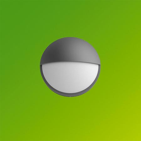 Kinkiet Ogrodowy Lampa Zewnętrzna Elewacyjna 4.3W 800lm 2700K Ciepła IP44 Antracyt UltraEfficient Capricorn Philips