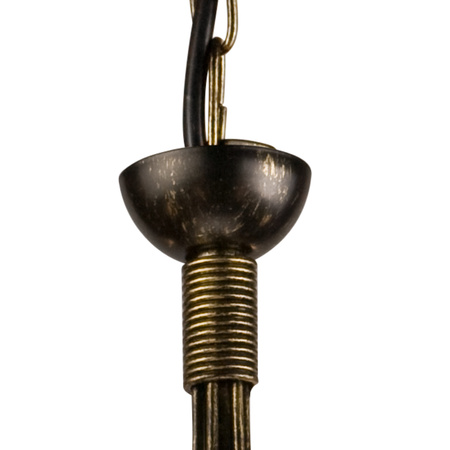 Lampa Wisząca Sufitowa DONATO 6xE14 Żyrandol Czarna Klasyczna LM-6.29 Lamkur