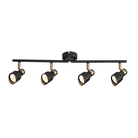 Lampa Sufitowa SPOT Reflektor 4x GU10 Złoty Nowoczesny Lilou Rabalux