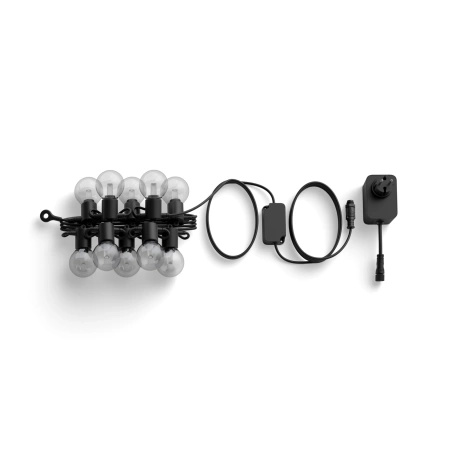 Girlanda Ogrodowa Zewnętrzna 7m IP65 10LED RGB SMART Inteligentna Bluetooth ZigBee White and Color Ambiance Festavia Philips HUE