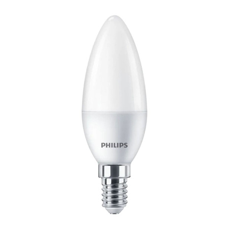 Żarówka LED E14 ŚWIECZKA 5W = 40W 470lm 6500K Zimna PHILIPS