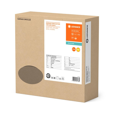 Plafon LED Lampa Sufitowa Ścienna SURFACE CIRCULAR 25 cm 13W 920lm 3000K IP44 LEDVANCE