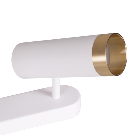 Oprawa Ścienno-Sufitowa Reflektor Punktowy 4x GU10 Biała Złota FADO Sanico Goldlux