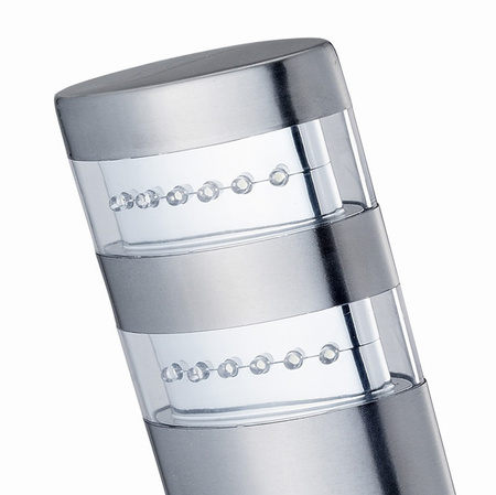 Lampa Ogrodowa Kinkiet Elewacyjny MALTA LED 2,4W Ukośny Chrom Volteno