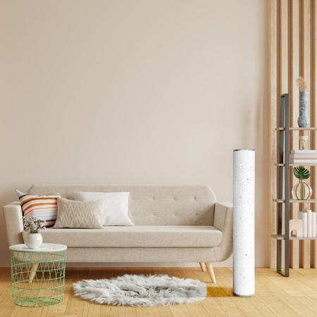 Lampa Stojąca Podłogowa STELLA LED 12W RGB Zmiana Kolorów Muzyczna Pilot Goldlux(Polux)