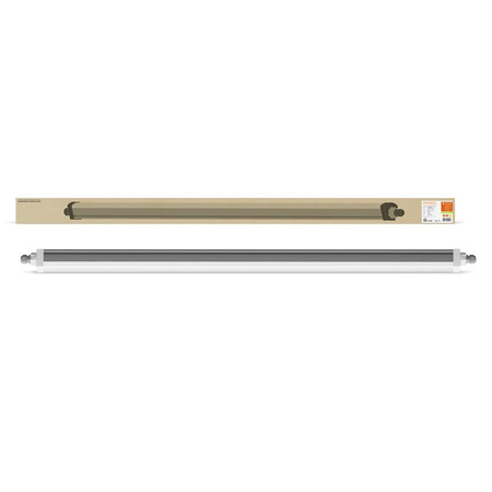 Lampa Oprawa Hermetyczna LED Pyłoszczelna 23W 2600lm 3000K Ciepła IP66 IK08 Szary Dampproof Ledvance