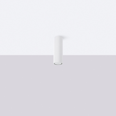 Lampa Sufitowa Oprawa Natynkowa Tuba Spot 1x GU10 Biała Karbon Deep Space SL.1531 Sollux