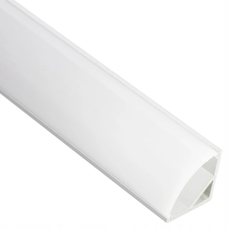 Klosz Przesłona do Profilu KM55 Mleczna 1m