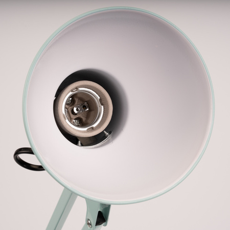 Lampka Biurkowa Kreślarska Stołowa E27 TOBI Pastelowa Niebieska Lumiled + uchwyt na blat