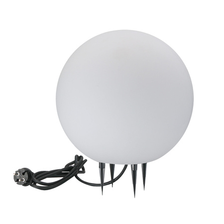 Kula Ogrodowa Lampa Oprawa Zewnętrzna E27 Biała IP65 Argento Sanico Goldlux