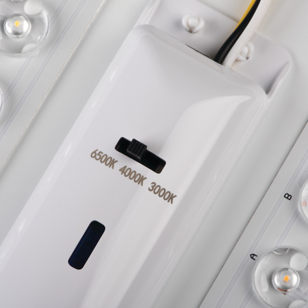 Oprawa Liniowa Lampa Sufitowa LED 45W 120cm 5000lm CCT 140° IK08 Prostokątna Natynkowa Biała LINCEA KANLUX