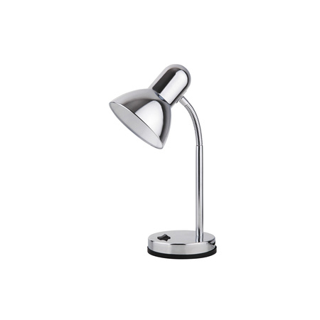 Lampa Stołowa Biurkowa Nocna E27 Chrom Klasyczny Clark 4255 Rabalux