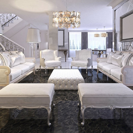 Lampa Sufitowa Żyrandol AUSTIN Chrom 6xE14 Milagro