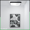 Plafon LED Lampa Sufitowa Natynkowa 2x E27 DUALIO Kwadratowy IP44 30cm LUMILED