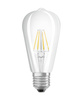 Żarówka LED ST64 Edison E27 5.8W = 60W 806lm 2700K Ciepła CRI90 300° Filament Ściemnialna SUPERSTAR PLUS CLASSIC Osram