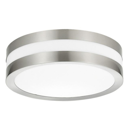 Plafon LED Lampa Sufitowa Oprawa Ścienna Ogrodowa Zewnętrzna 2x E27 IP44 Chrom Nowoczesny Stuttgart Rabalux