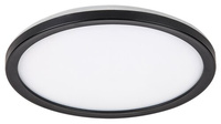 Lampa Sufitowa LED Ogrodowa Zewnętrzna INVERNESS 15W CCT DIM IP44 Wi-Fi Plafon Okrągła Biało-Czarna RABALUX