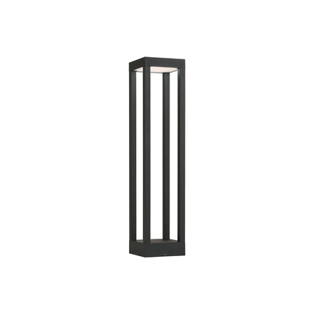 Lampa Ogrodowa Oprawa Zewnętrzna Stojąca Słupek LED 13W 820lm 3000K Ciepła Czarna Wodoodporna IP54 STRUCTURE LED 8145 Nowodvorski