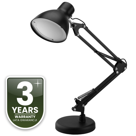 Lampka Biurkowa Stołowa LED 7W CCT Ściemnialna Marti Czarna Lumiled