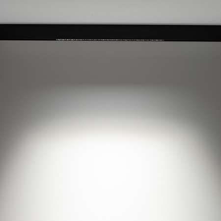 Reflektor Szynowy Lampa do Szynoprzewodów 1-fazowy LED 15W 1400lm 4000K Neutralna Czarny Industrialna LVM FOCUS 10643 Nowodvorski