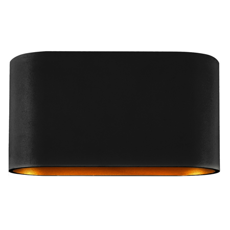 Kinkiet Ścienny Lampa Oprawa Natynkowa G9 Czarny Złoty Elissa Sanico Goldlux