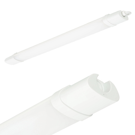 Oprawa Lampa Hermetyczna LED 18W 2160lm 4000K Neutralna IP65 IK06 Biała Cortez Kobi