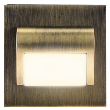 Oprawa schodowa DECORUS Lampka LED 1,2W Mosiądz ProVero Neutralna 4000K 12V DC