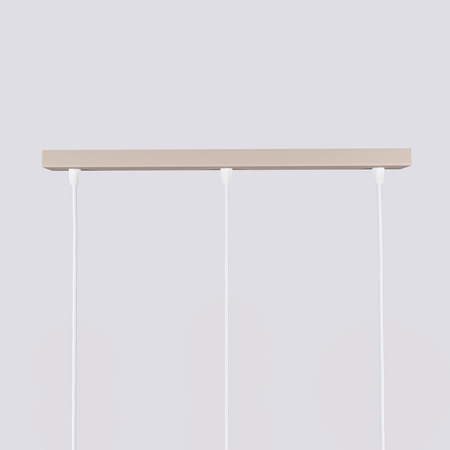 Lampa Wisząca Sufitowa 3x GU10 Aluminiowa Taupe Karbon Deep Space SL.1774 Sollux