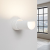 Lampa Ścienna Kinkiet 1x E27 Biała Flash Blue Sapphire SL.1676 Sollux
