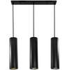 Lampa Wisząca Sufitowa IL MIO LATI 3x GU10 Czarno - Złota - GOLDLUX (Polux)
