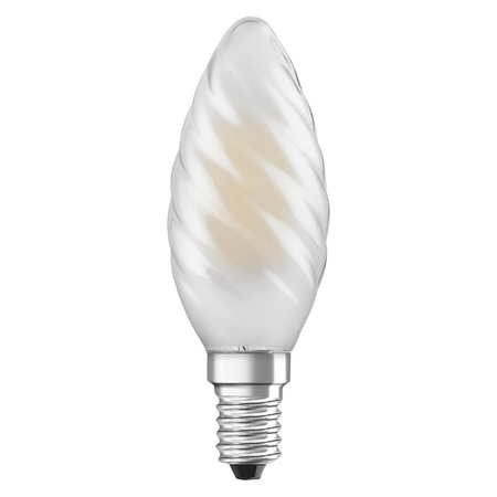 Żarówka LED BW35 Świeczka E14 3.4W = 40W 470lm 4000K Neutralna CRI90 300° Filament Ściemnialna SUPERSTAR PLUS CLASSIC Osram