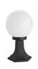 Lampa Ogrodowa Zewnętrzna Stojąca SŁUPEK KULE CLASSIC K 4011/1/K 200 E27 36cm Su-Ma