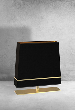 Lampa Stojąca Podłogowa VOLANS 1xE27 Czarno-Złota Milagro