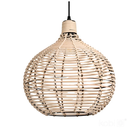 Lampa Wisząca Dekoracyjna Zwis Bambusowa E27 Boho Reddi Kobi