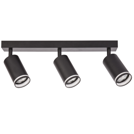 Lampa Listwa Oprawa Sufitowo-Ścienna LED PARIS 3 x GU10 Czarny GOLDLUX (Polux)