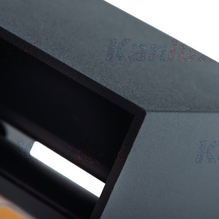 Oprawa Lampa Elewacyjna LED REKA Grafitowa GÓRA I DÓŁ 7W 380lm 4000K Neutralna IP54 Kanlux