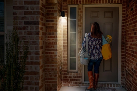 Kinkiet Ogrodowy Lampa Elewacyjna Zewnętrzna GU10 Szary IP44 Endura Osram